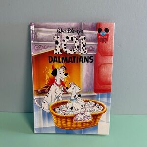 1995 Walt Disney 101 Dalmatians Book, Disney Story, Kids Book Reading Age 4+